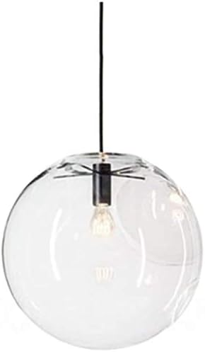 Industrial Clear Glass Kitchen Pendant Light