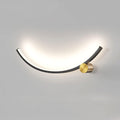 Black Linear LED Wall Sconce Corridor Dining Lighting