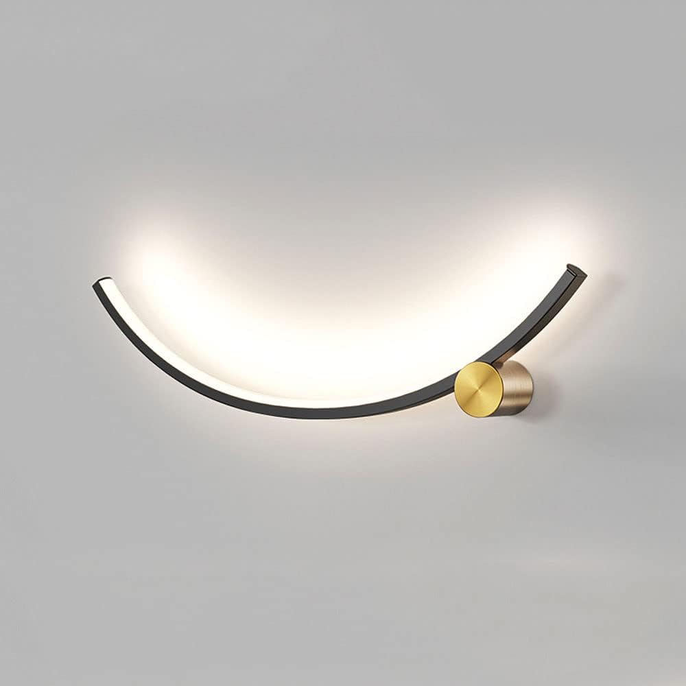 Black Linear LED Wall Sconce Corridor Dining Lighting