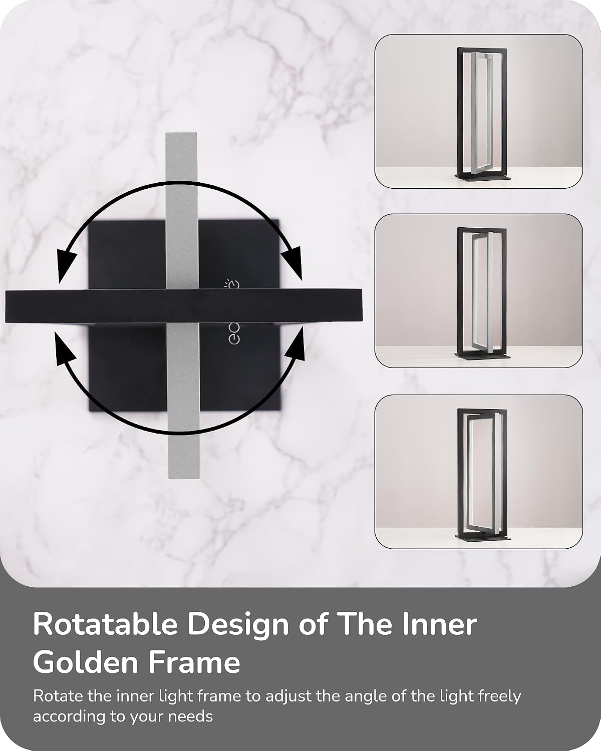 Adjustable 3 Color Dimmable LED Table Lamp