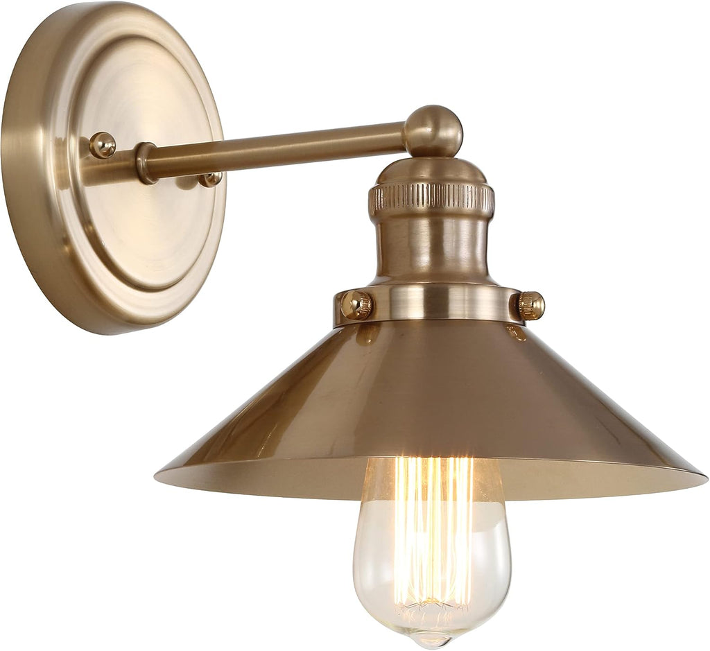 Farmhouse Brass Wall Sconce Bathroom Vanity Lamp