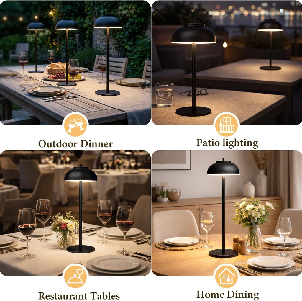 Waterproof Touch Dimmable Cordless Table Lamps