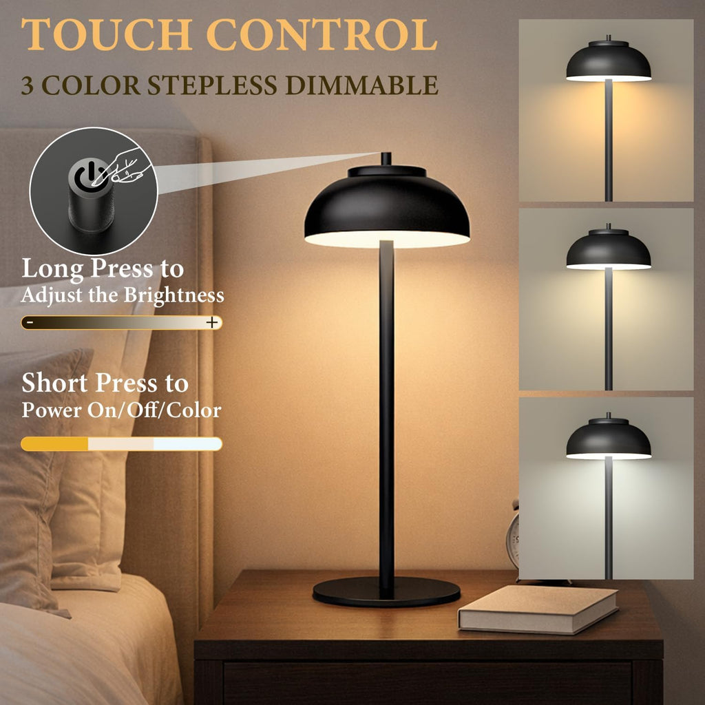 Waterproof Touch Dimmable Cordless Table Lamps